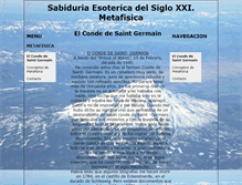 Tablet Screenshot of metafisica.sabiduriaesoterica.com